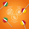 Colombina Tiger Pops Lollipops 120 Count 42.3 oz (2.64 lb) – Individually Wrapped Assorted Lollipops – Bulk Candy – Imported from Colombia