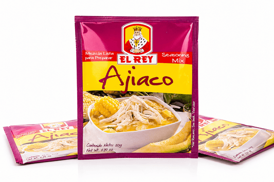 El Rey Ajiaco Seasoning Mix 0.70 oz (20g) – Colombian Soup Seasoning – Imported from Colombia - JETa Imports®