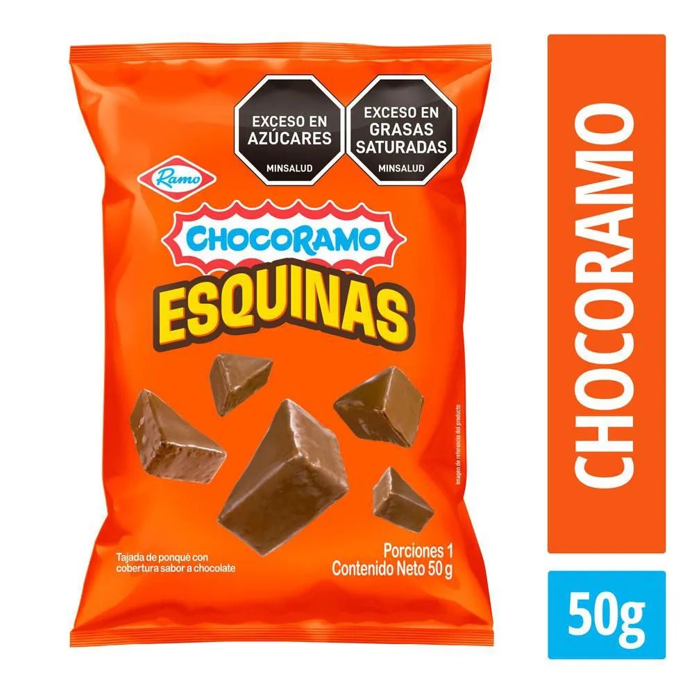 Esquinas Chocoramo - 50g (1.76 oz) - Chocolate - Covered Cake Bites - JETa Imports®