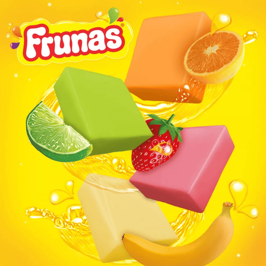 Frunas Original - Caramelo Blando Sabores Surtidos - 12 Pack (6.77oz) - Imported from Colombia - JETa Imports®