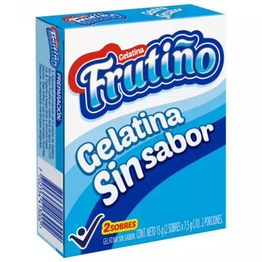 Gelatina frutiño sin sabor x 15g