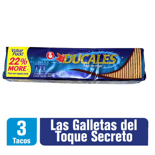 Galletas Ducales - 3 Tacos - 360g (12.70 oz) - Classic Colombian Crackers - JETa Imports®