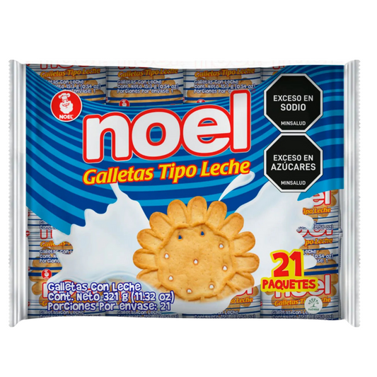 Galletas Tipo Leche Noel  21 Pack - x 320 g - Milky Cookies