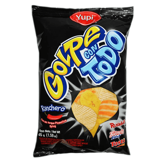 Golpe con Todo Ranchero Snack - 8 Pack - 45g Each - JETa Imports®