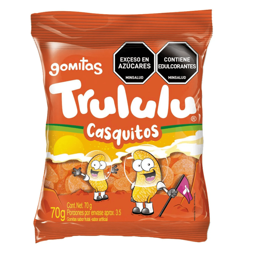 Gomitas Trululu Casquitos - 70g (2.47 oz) - Soft & Chewy Gummy Candy - JETa Imports®