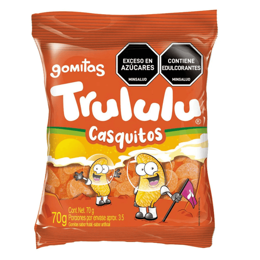 Gomitas Trululu Casquitos - 70g (2.47 oz) - Soft & Chewy Gummy Candy - JETa Imports®