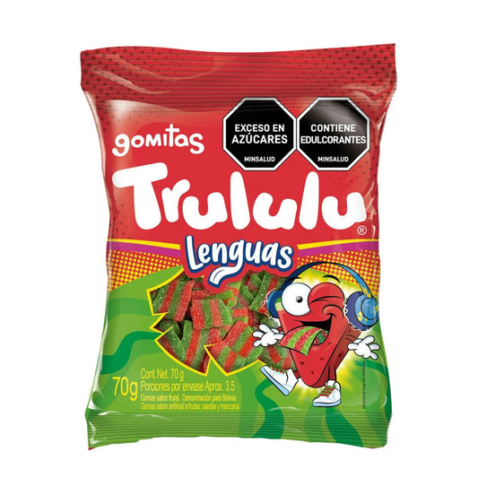 Gomitas Trululu Lenguas - 70g (2.47 oz) - Sour and Chewy Gummy Candies - JETa Imports®