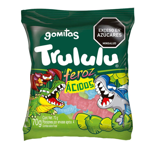 Gomitas Trululu Mini Feroz - 70g (2.47 oz) - Fiercely Fruity Chewy Gummies - JETa Imports®