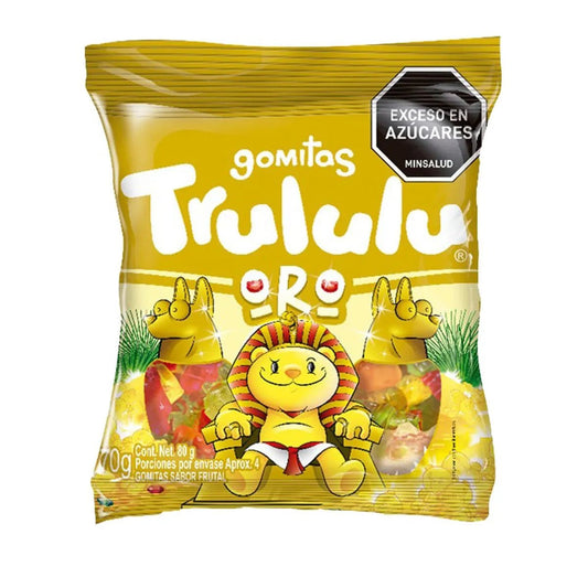 Gomitas Trululu Oro - 70g (2.47 oz) - Sweet and Chewy Gummy Candies - JETa Imports®