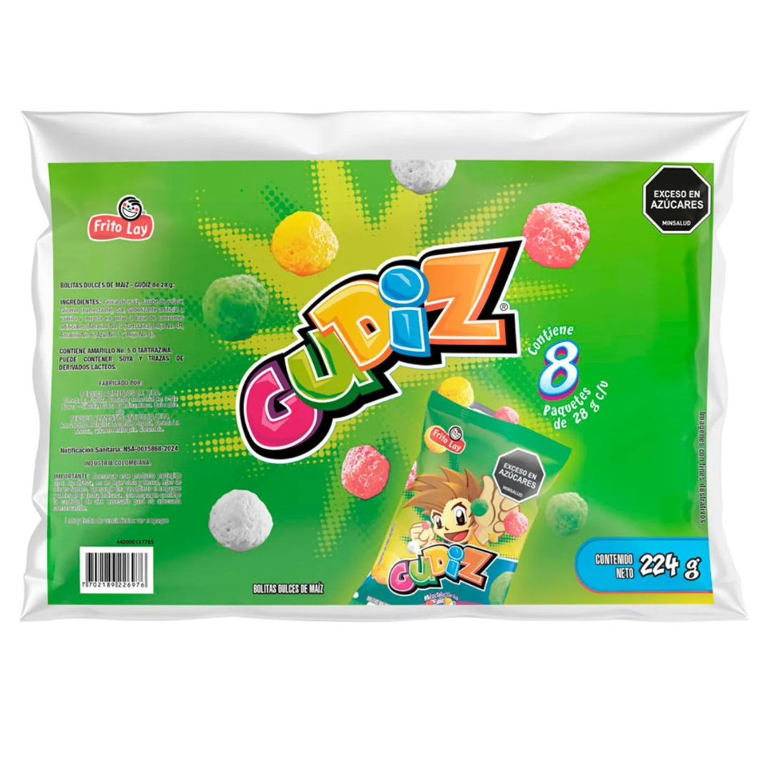 Gudiz Snack - 8 Pack - 224g Total