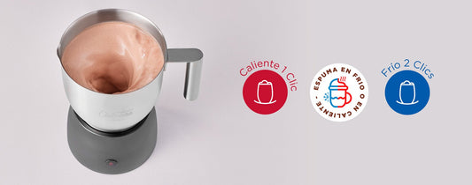 Haceb Chocotera Innox Multibeverage Chocolate Frother – 600 ml Stainless Steel – Ideal for Hot/Cold Chocolate, Milo, Milk & More – Imported from Colombia - JETa Imports®