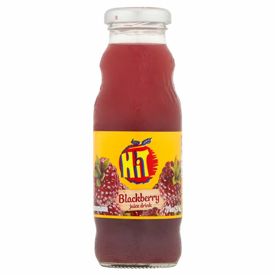 HIT Jugo Sabor Mora - 237ml (8 oz) - Refreshing Blackberry - Flavored Juice - JETa Imports®