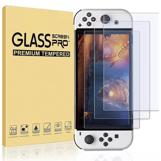 Tempered Glass Screen Protector for Switch OLED - 2-Pack