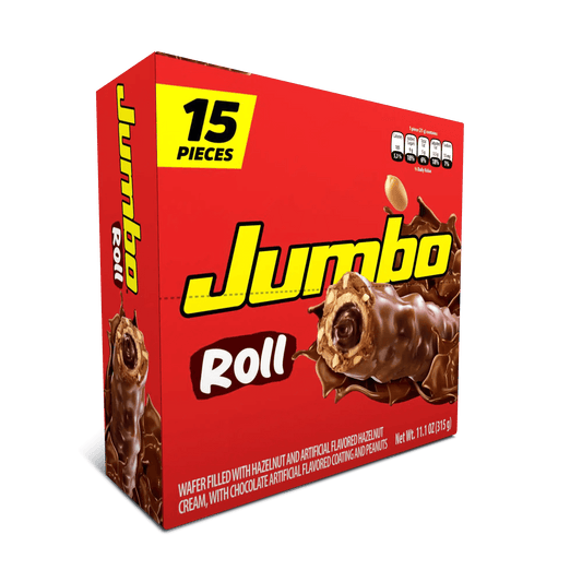 Jet Jumbo Roll Wafer Chocolate 15 Pack (11.11 oz Total) – Rolled Wafer Snack with Chocolate Filling – Imported from Colombia - JETa Imports®