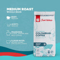 Juan Valdez Medium Roast Whole Bean Coffee – 11 oz (312g) – 100% Colombian Coffee – Single Origin – Specialty Gourmet Coffee – Imported from Colombia - JETa Imports®