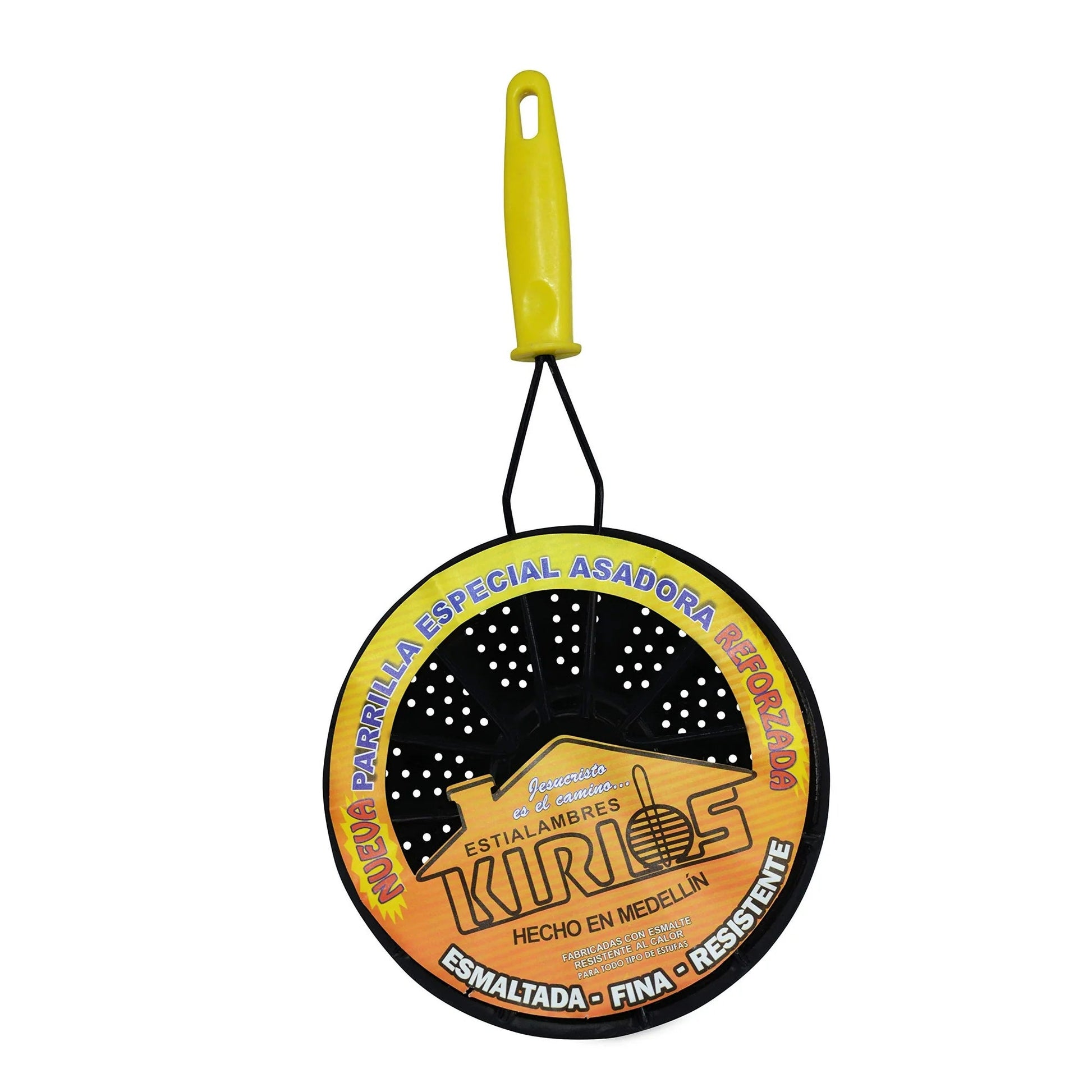 Kirios Special Gas Arepa Grill – Heavy - Duty Arepa Griddle for Gas Stoves – Even Heat Distribution – Made for Colombian Cooking - JETa Imports®