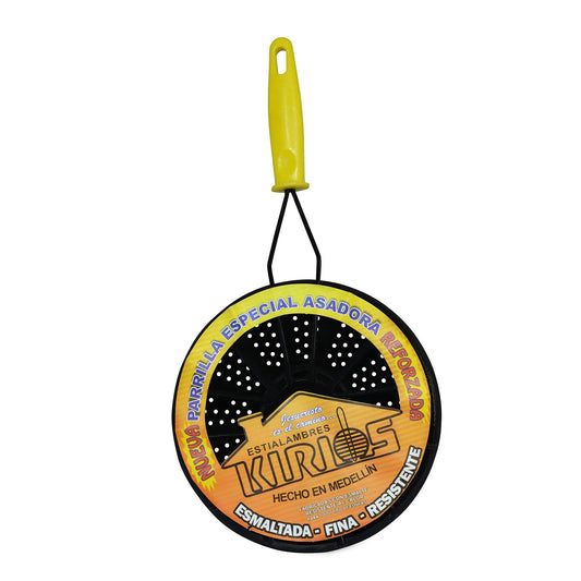 Kirios Special Gas Arepa Grill – Heavy - Duty Arepa Griddle for Gas Stoves – Even Heat Distribution – Made for Colombian Cooking - JETa Imports®