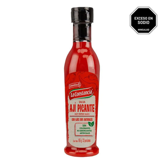 La Constancia Ají Picante Hot Sauce 165g (5.82 oz) – Colombian Spicy Pepper Sauce – Imported from Colombia - JETa Imports®