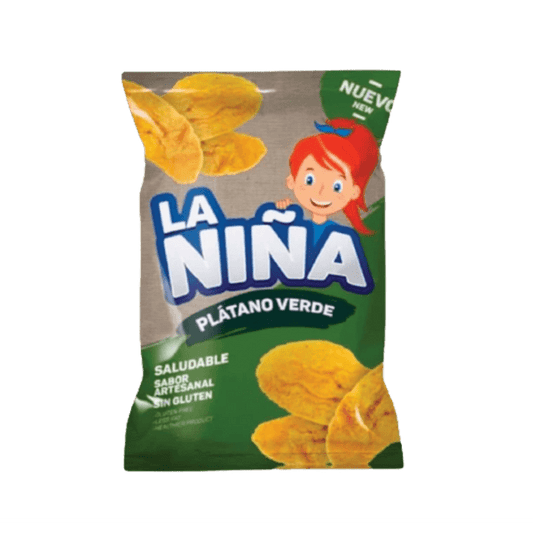 La Niña Plantain Chips 75g (2.65 oz) 8 Pack – Gluten Free Snack – No Preservatives or Artificial Colors – Imported - JETa Imports®