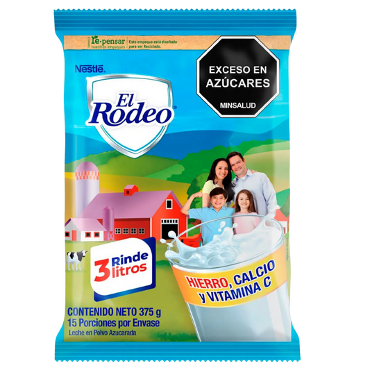 Leche en Polvo El Rodeo - 375g Bag - Premium Powdered Milk