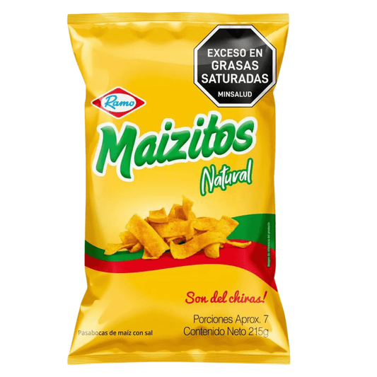 Maizitos RAMO Natural Familiar (215 gr) - 1 Pack - JETa Imports®