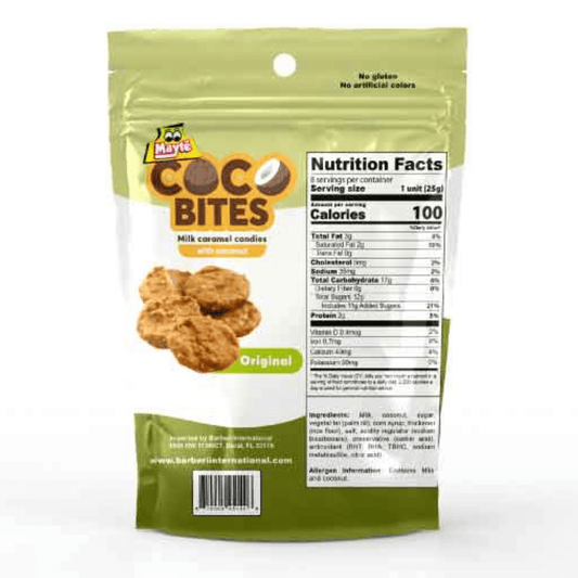 Mayte Coco Bites - Milk Caramel Patties with Coconut - JETa Imports®