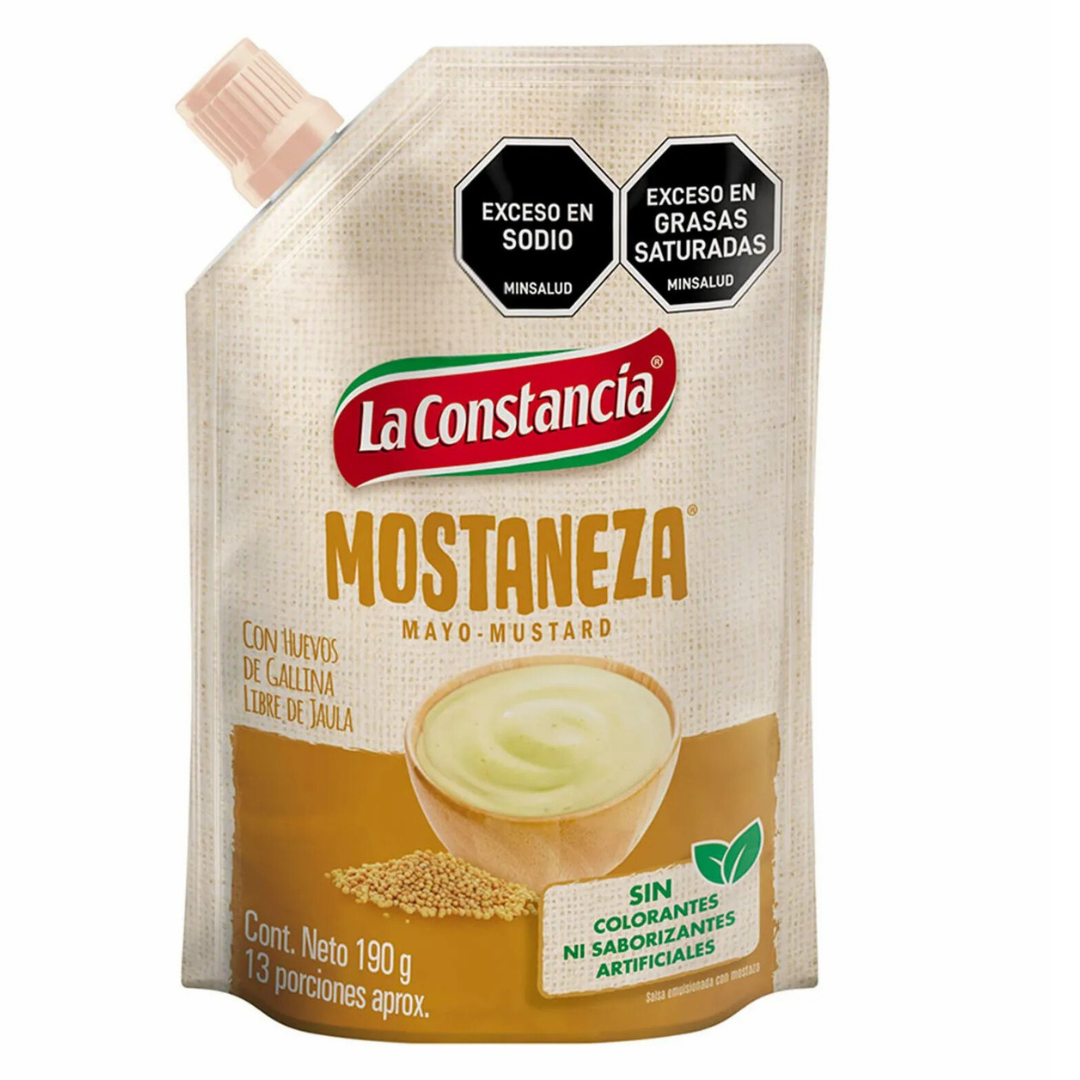 Salsa La Constancia Mostaneza x 7 oz - Mayo Mustard Sauce