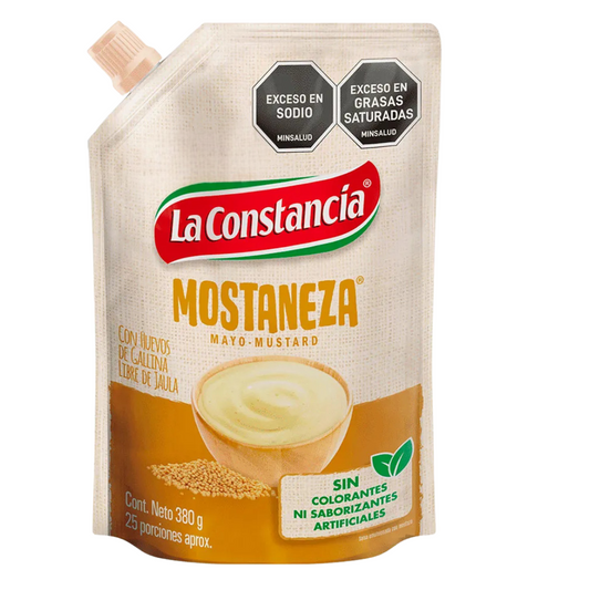 Salsa Mostaneza La Constancia x 13.40 oz - Mayo Mustard - Imported from Colombia