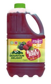 Mountain Delight Blackberry Fruit Pulp (Mora) 64 fl oz (1.89 L) – Ready - to - Use Fruit Purée – Imported from Colombia - JETa Imports®