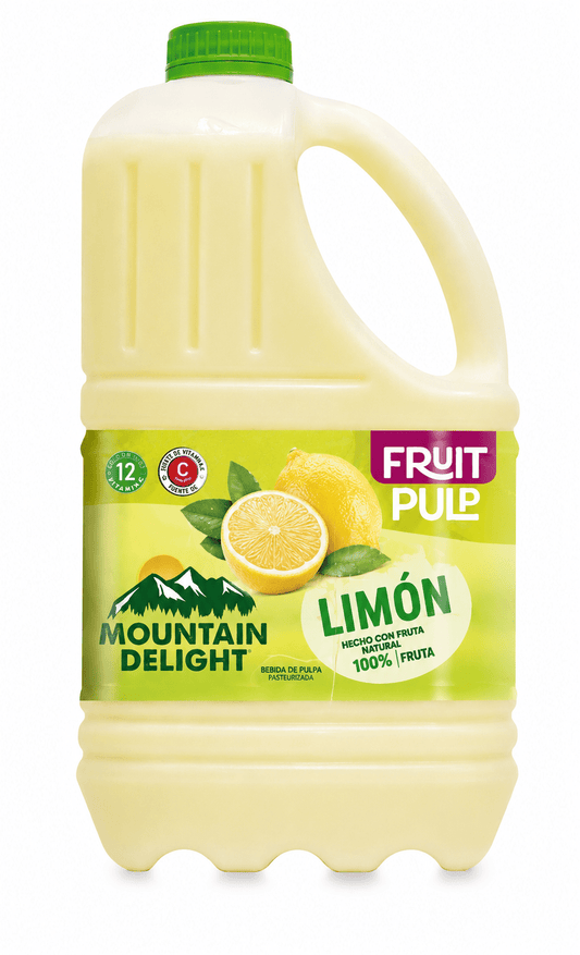 Mountain Delight Lime Fruit Pulp (Limón) 64 fl oz (1.89 L) – Ready - to - Use Fruit Purée – Imported from Colombia - JETa Imports®