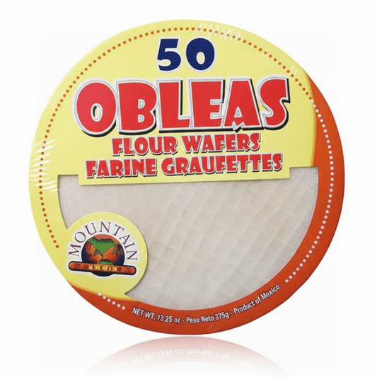 Mountain Delight Obleas Wafer Discs – 50 Count – Traditional Colombian Wafer Cookies – Imported - JETa Imports®
