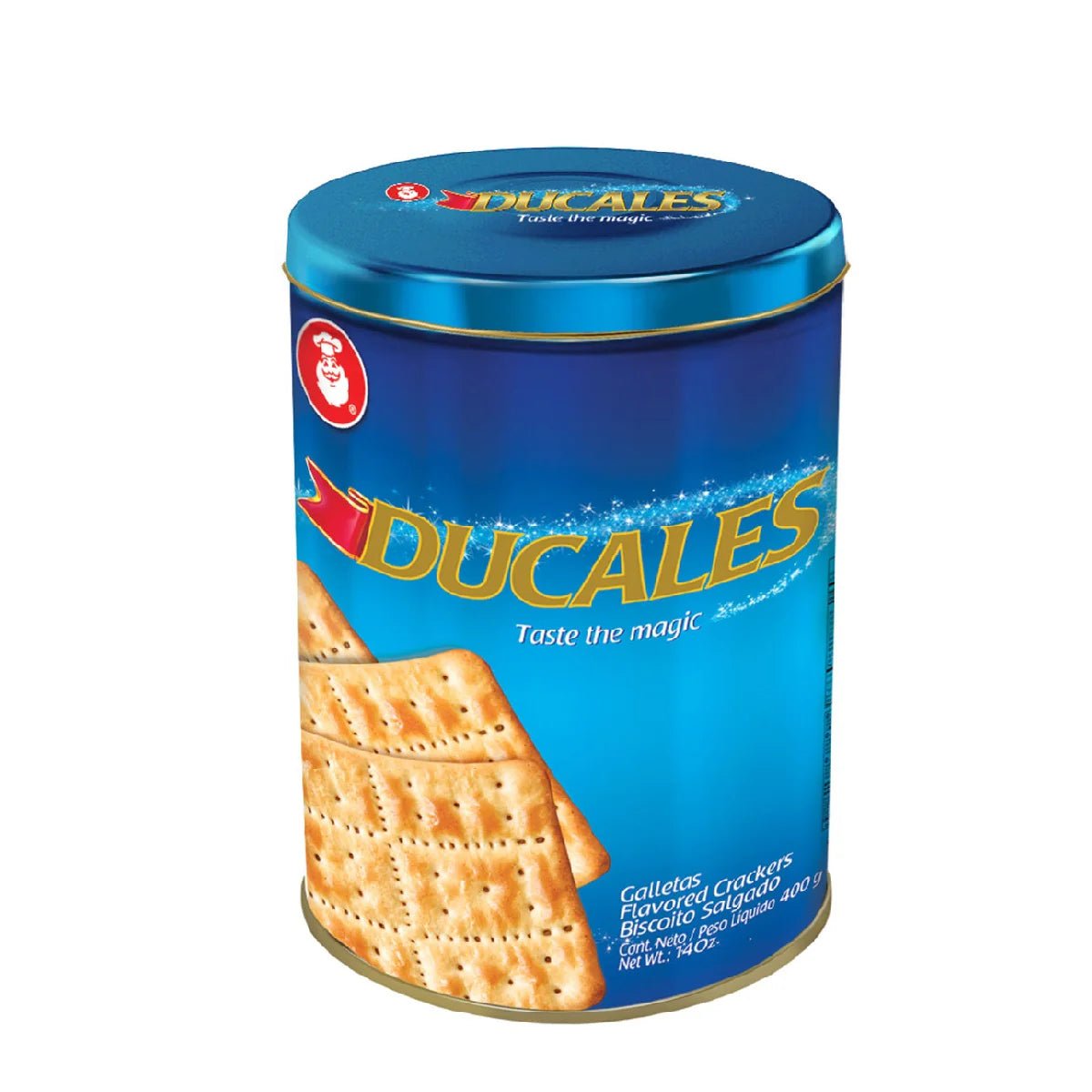 Noel Ducales Crackers Tin - 14 oz - Light and Buttery Colombian Crackers - JETa Imports®