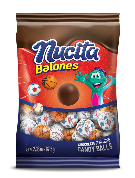 Nucita Chocolate Sport Balls Bag - 2.38 oz - Fun Chocolate Treats - JETa Imports®