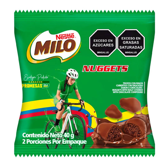 Nuggets Milo Colombiano - 40g (1.41 oz) - Crunchy Chocolate Malt Snack - JETa Imports®