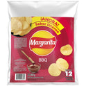 Papas Margarita BBQ Potato Chips 12 Pack (25g Each) – Colombian import