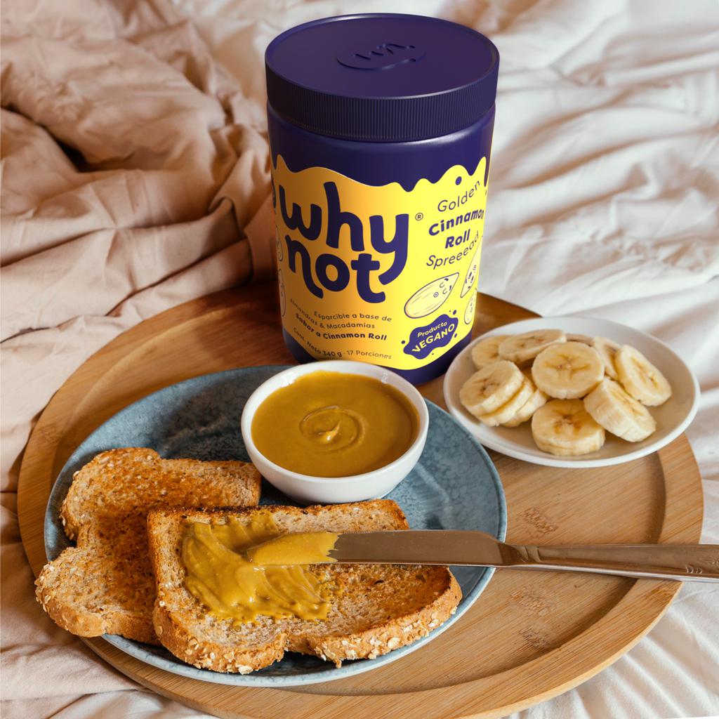 Paranice WhyNot Vegan Almond and Macadamia Spread – Cinnamon Roll