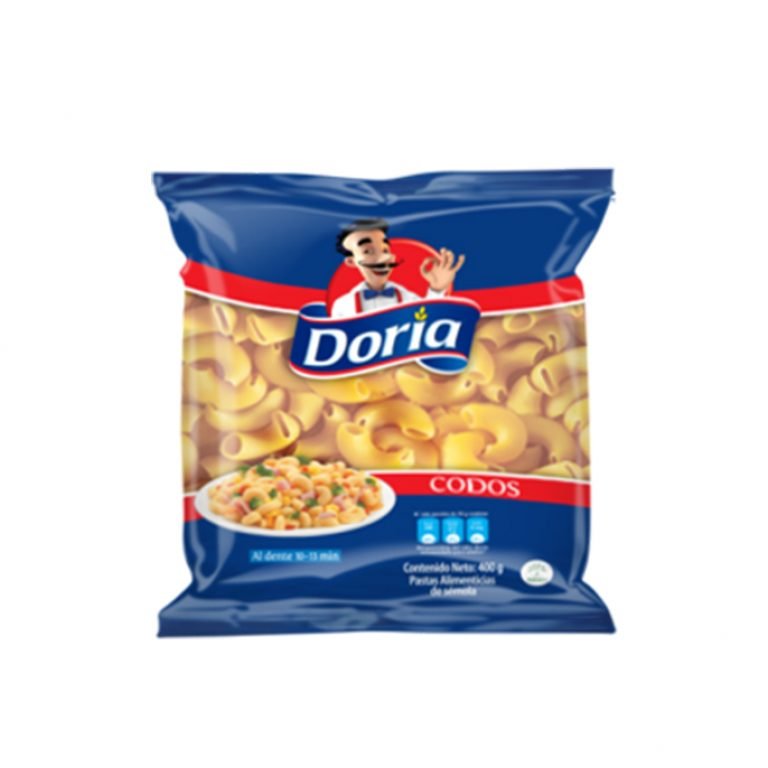 Pasta Clásica Codos Doria - 454g (16 oz) – Elbow Macaroni Pasta - JETa Imports®