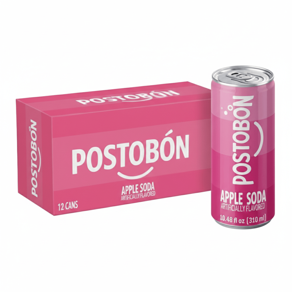 Postobon Manzana - Apple Flavored Soda 10.48 oz (Pack of 12) - JETa Imports®
