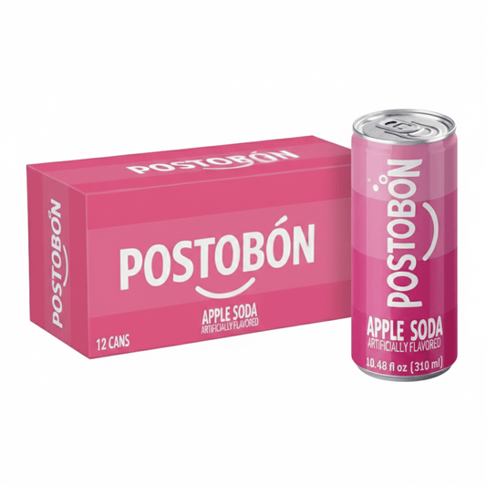 Postobon Manzana - Apple Flavored Soda 10.48 oz (Pack of 12) - JETa Imports®