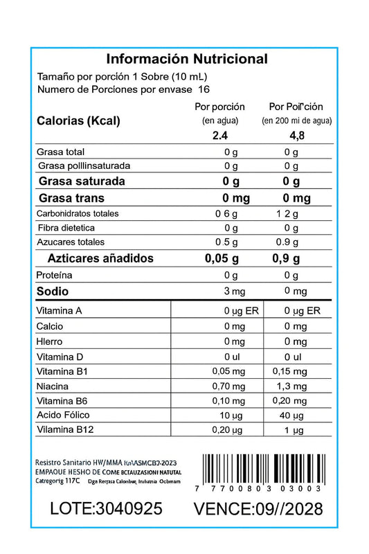 R - QMAZ Fruit Concentrate – Borojó, Chontaduro, Noni & Maca – 16 Single - Serve Portions (10 mL Each) – Ready - to - Consume – Imported from Colombia - JETa Imports®