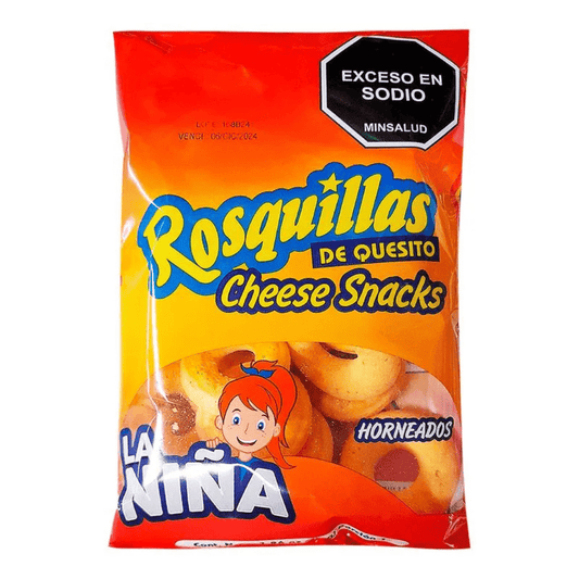 Rosquillas LA NIÑA cheese x36 g 12 Pack - Mekato Box - JETa Imports®