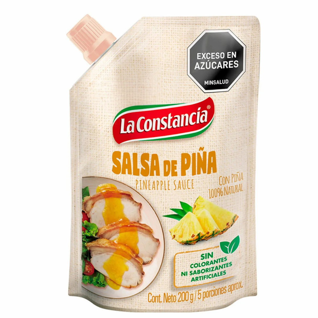 Salsa La Constancia Piña x 7 oz - Pineapple Sauce - Imported from Colombia