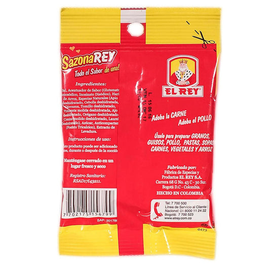 Sazonarey El Rey - 55g (1.94 oz) - All - Purpose Colombian Seasoning - JETa Imports®