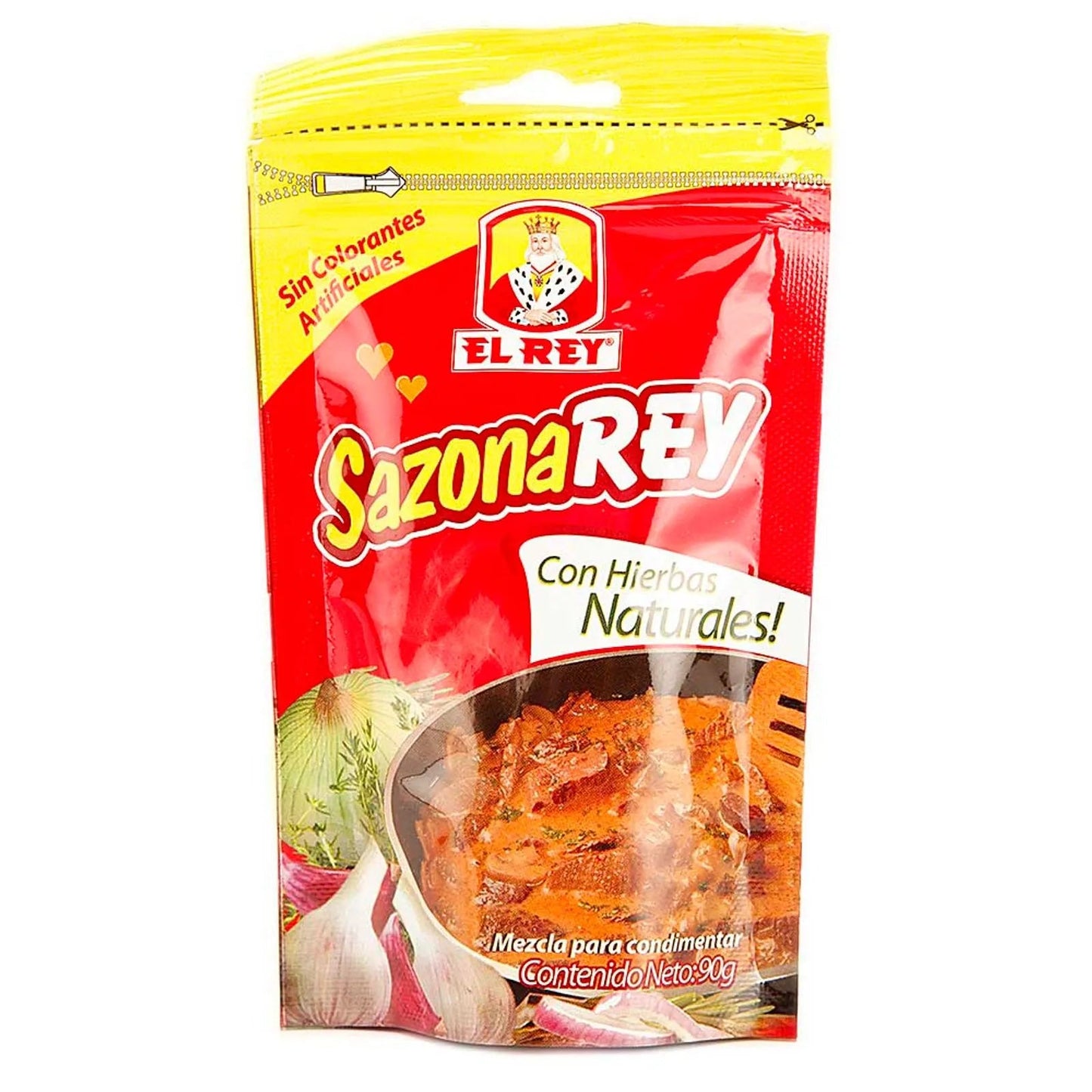 Sazonarey El Rey - 90g Zip Pack - All - Purpose Colombian Seasoning - JETa Imports®