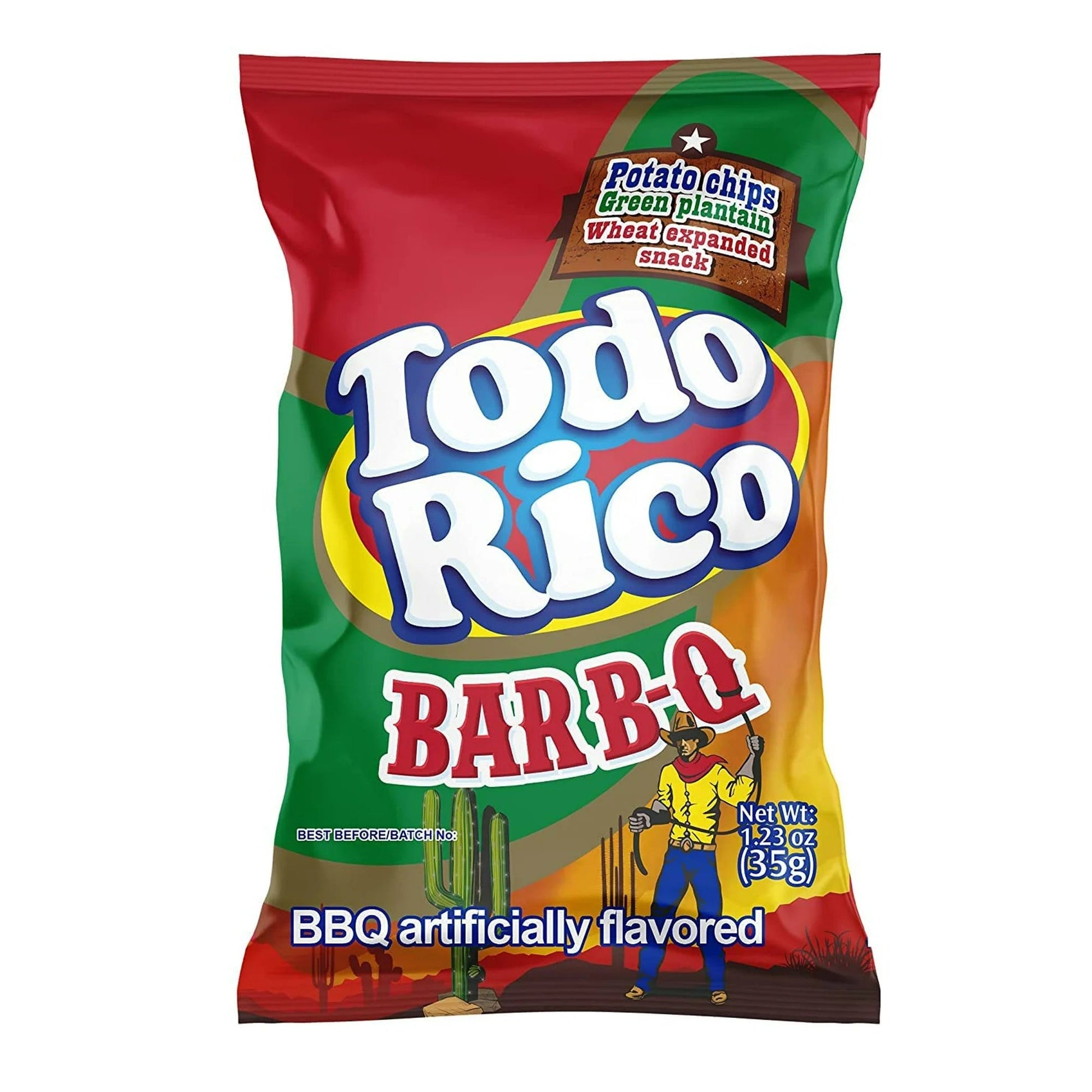 Super Ricas Todo Rico BBQ Flavored Chips Variety 12 Pack – Potato & Plantain Chips Snack Mix – Imported from Colombia - JETa Imports®