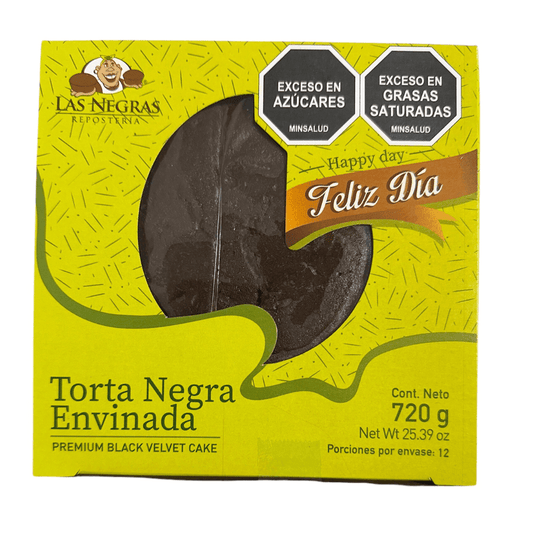 Torta Negra Envinada Las Negras - 25.39 oz - Traditional Colombian Fruit Cake - Premium Black Velvet Cake - JETa Imports®