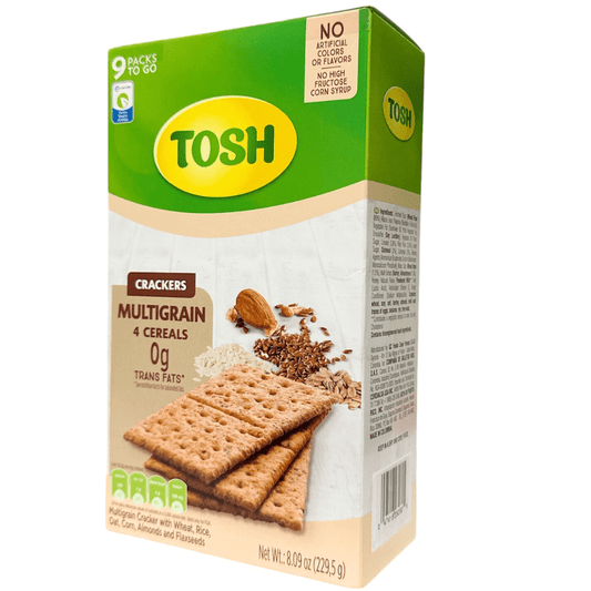 TOSH Crackers Box - 12 Packs, 8.57 oz Each - 3 Assorted Flavors - JETa Imports®