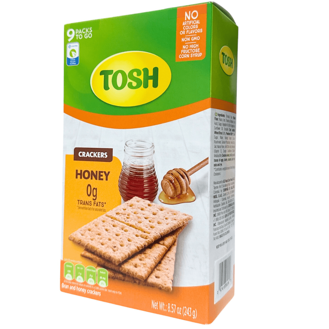 TOSH Crackers Box - 12 Packs, 8.57 oz Each - 3 Assorted Flavors - JETa Imports®