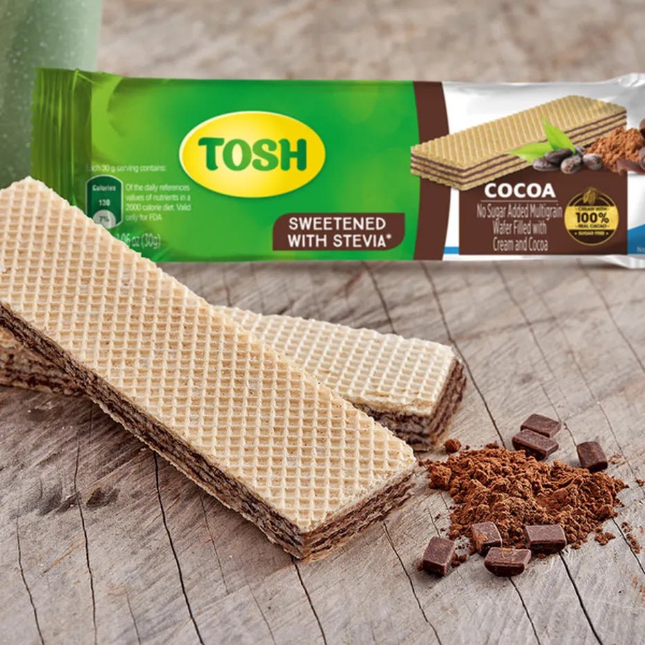 Tosh Multigrain Cocoa Wafer – Sugar Free – Crispy Wafer Cookies – Imported - JETa Imports®