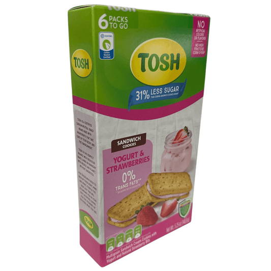 TOSH Sandwich Cookie - 6 Pack - 5.08 oz - Assorted Flavors - JETa Imports®